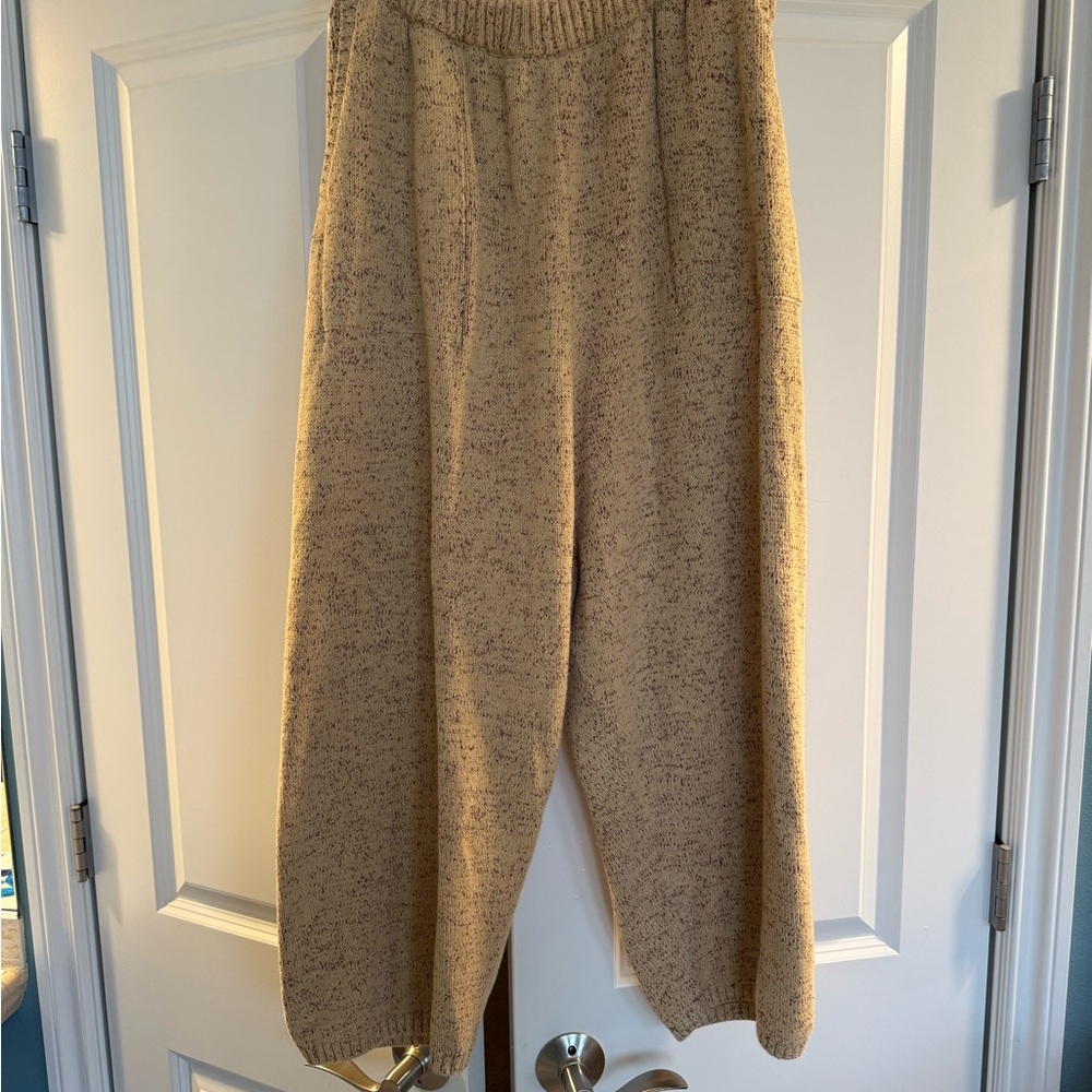 Free People Beach Gio Sweater Jogger Harem Pants Size Large